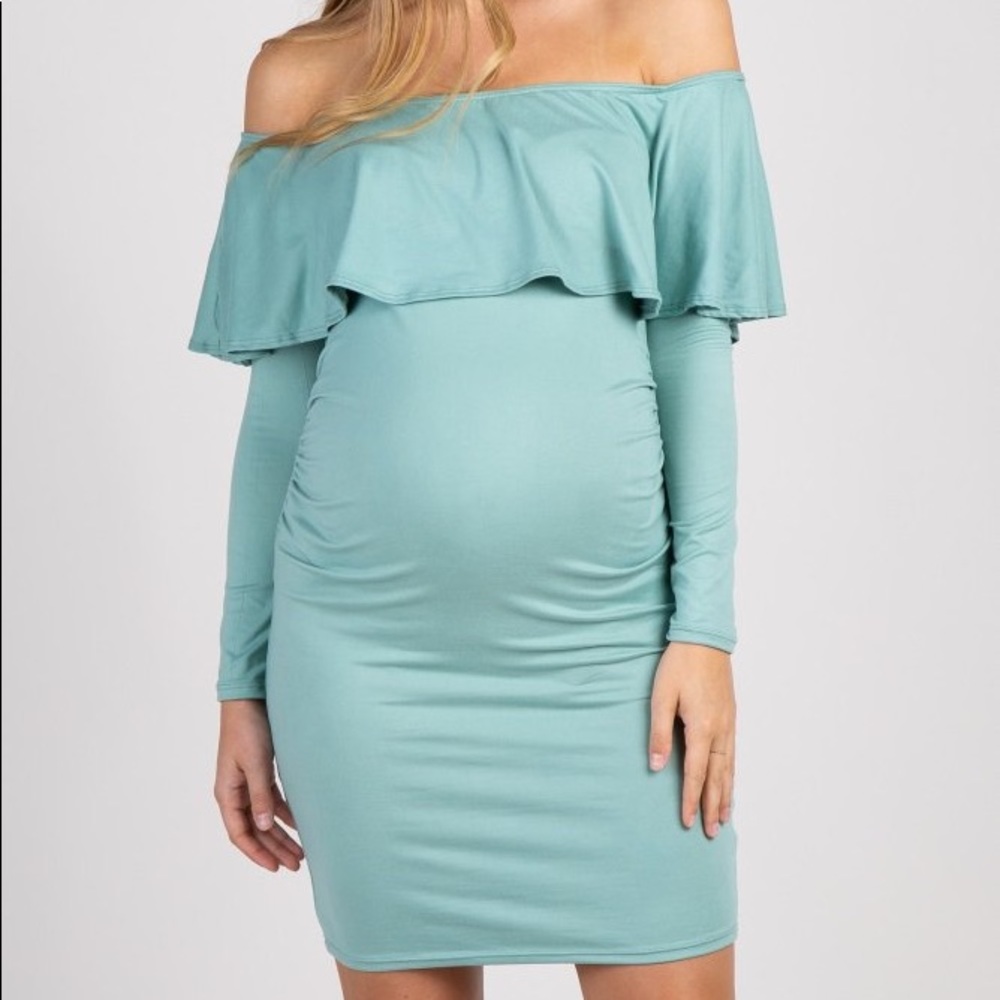 Pink Blush Maternity Dress